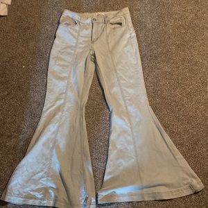 Light colored bell bottoms